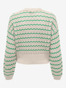 ONLY Cardigan cu dungi verde și bej pentru femei ONLY Asa