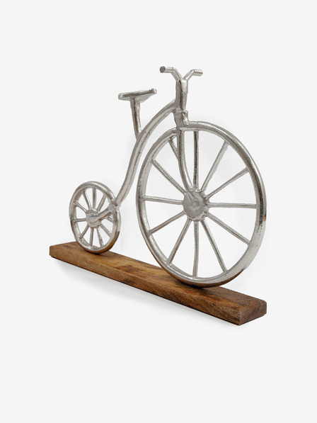 SIFCON Decorațiune metalică Bicicletă retro în argint SIFCON