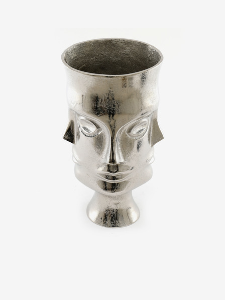 SIFCON Vază decorativă în culoare argintie SIFCON Silver Faces