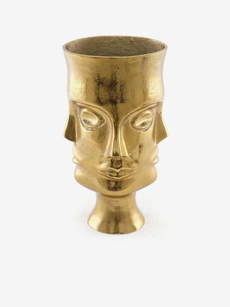 SIFCON Vază decorativă în culoarea aurului SIFCON Gold Faces