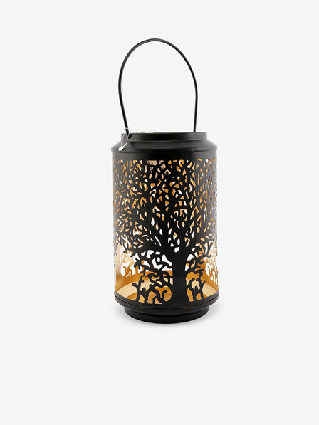 SIFCON Lanternă din metal negru Tree Of Life 15x25 SIFCON