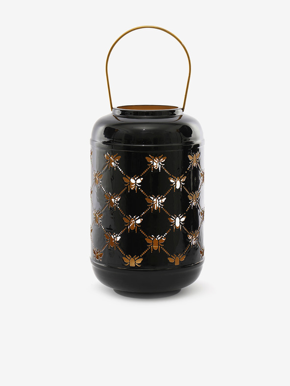 SIFCON Felinar din metal negru cu albine 31x19 SIFCON