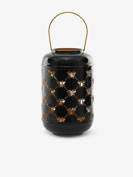 SIFCON Felinar din metal negru cu albine 31x19 SIFCON