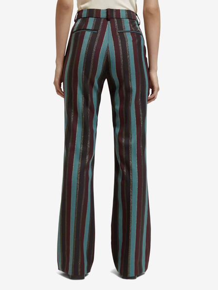 Scotch & Soda Pantaloni evazați pentru femei, albastru vin Scotch & Soda