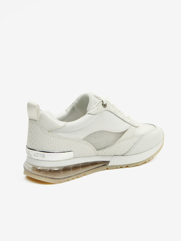 Michael Kors Adidași albi de damă cu detalii din piele Michael Kors Allie Stride Extreme