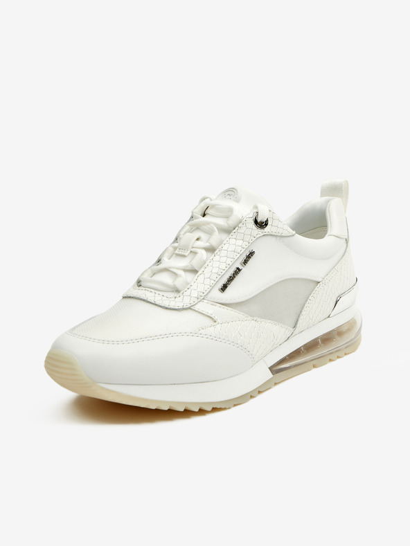 Michael Kors Adidași albi de damă cu detalii din piele Michael Kors Allie Stride Extreme