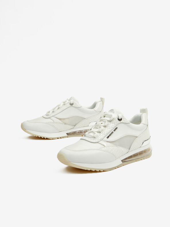 Michael Kors Adidași albi de damă cu detalii din piele Michael Kors Allie Stride Extreme