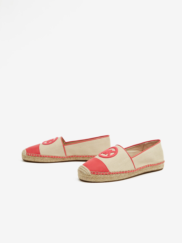 Michael Kors Espadrile Michael Kors Kendrick roz și crem, de damă