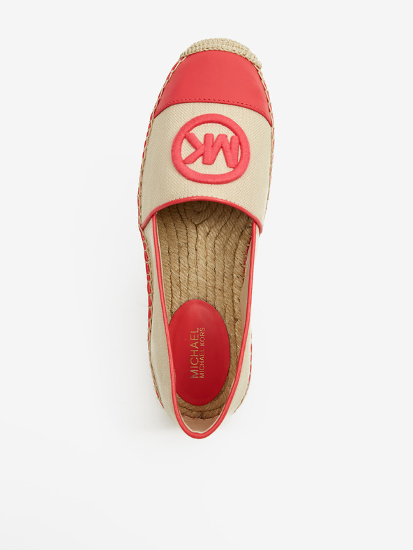 Michael Kors Espadrile Michael Kors Kendrick roz și crem, de damă