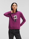 Karl Lagerfeld Hanorac violet pentru femei KARL LAGERFELD