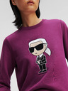 Karl Lagerfeld Hanorac violet pentru femei KARL LAGERFELD