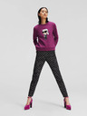 Karl Lagerfeld Hanorac violet pentru femei KARL LAGERFELD