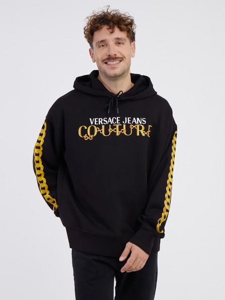 Versace Jeans Couture Hanorac negru Versace Jeans Couture pentru bărbați