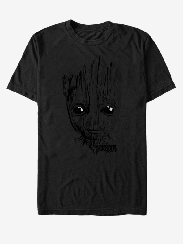 ZOOT.Fan Tricou negru unisex Groot Guardians of the Galaxy vol. 2 ZOOT.FAN Marvel