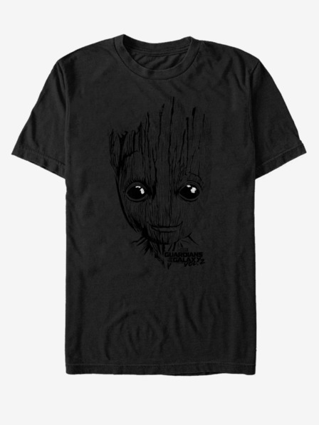 ZOOT.Fan Tricou negru unisex Groot Guardians of the Galaxy vol. 2 ZOOT.FAN Marvel