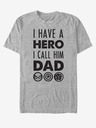 ZOOT.Fan Tricou unisex gri ZOOT.Fan Marvel Hero Dad