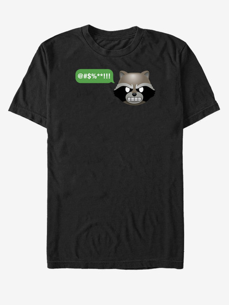 ZOOT.Fan Tricou unisex negru Rocket Guardians of the Galaxy ZOOT.FAN Marvel