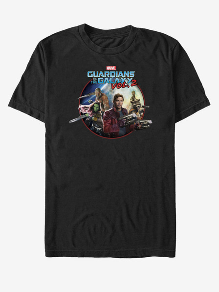 ZOOT.Fan Tricou negru unisex Guardians of the Galaxy vol. 2 ZOOT.FAN Marvel