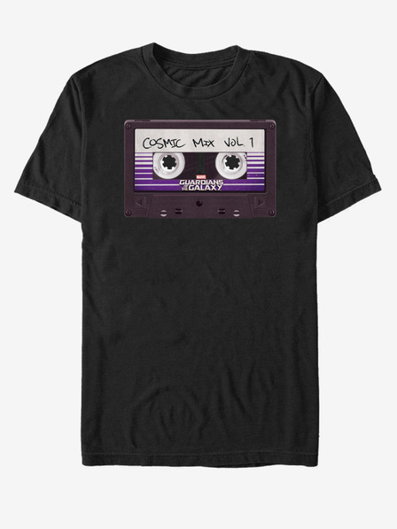 ZOOT.Fan Tricou negru unisex Cassette Guardians of the Galaxy ZOOT.FAN Marvel