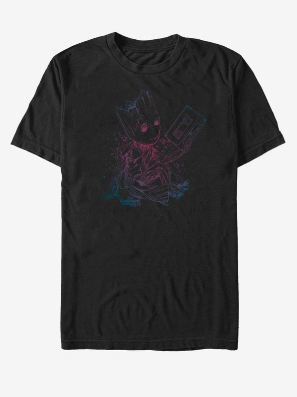 ZOOT.Fan Tricou unisex negru Groot Guardians of the Galaxy ZOOT.FAN Marvel