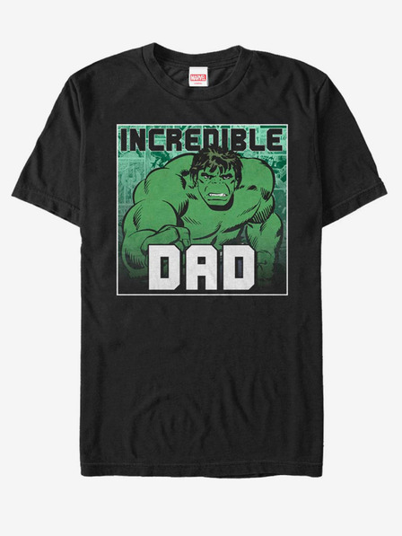 ZOOT.Fan Tricou negru unisex ZOOT.Fan Marvel Incredible Dad