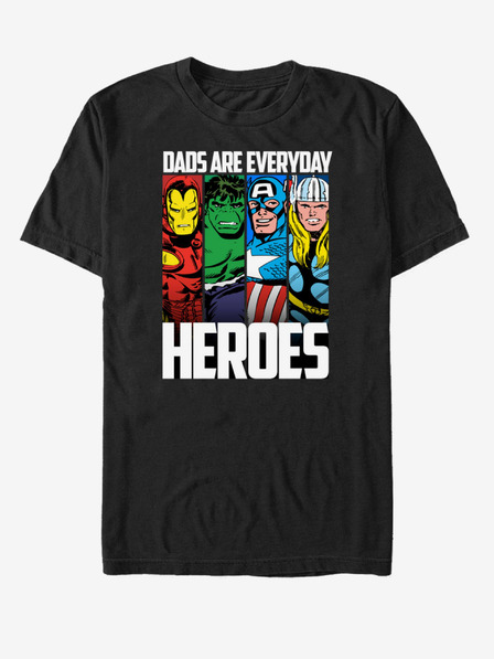 ZOOT.Fan Tricou unisex negru ZOOT.Fan Marvel Everyday Hero Dad