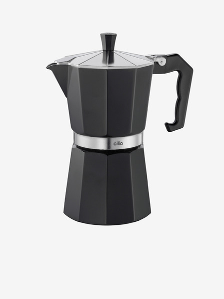 Cilio Aparat de cafea/espresor negru Classico de 6 căni moca Cilio