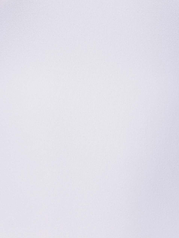 Pieces Bluză albă pentru femei cu tricou de bază Pieces Plain