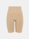 Pieces Pantaloni scurți cu cordon bej pentru femei Pieces Imagine