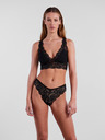 Pieces Sutien din dantelă negru pentru femei Pieces Lina