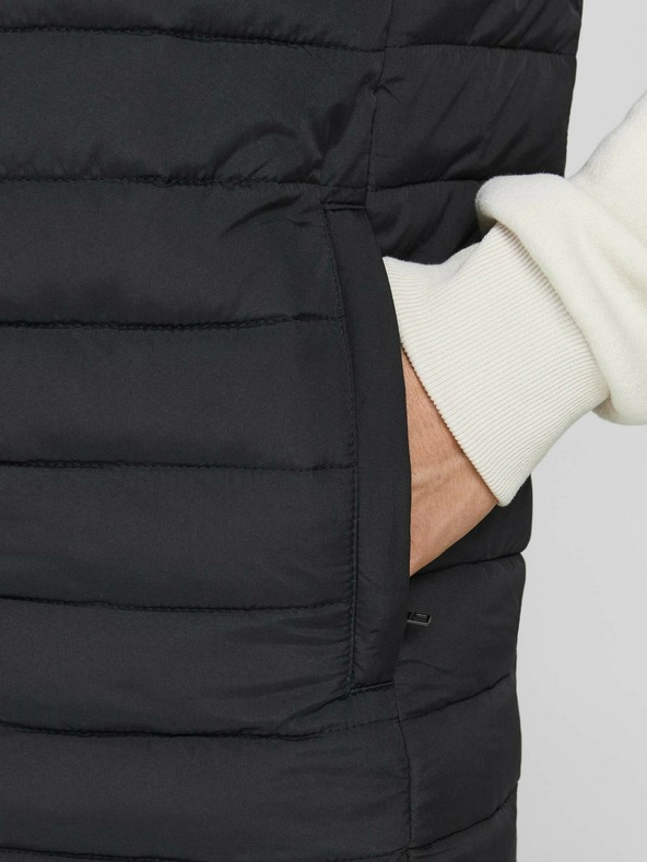 Jack & Jones Vestă matlasată Jack & Jones neagră