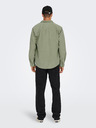 ONLY & SONS Tricou de bărbați verde din catifea ONLY & SONS Alp