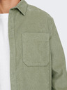 ONLY & SONS Tricou de bărbați verde din catifea ONLY & SONS Alp