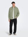 ONLY & SONS Tricou de bărbați verde din catifea ONLY & SONS Alp