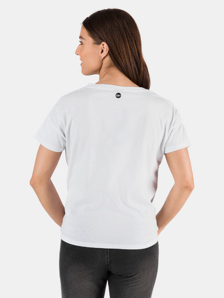 Sam 73 Tricou imprimat alb pentru femei SAM 73