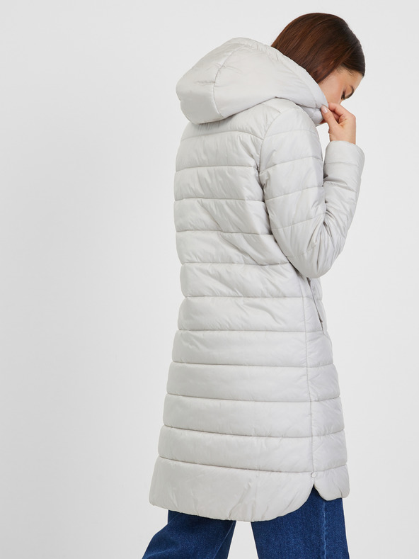 Orsay Palton matlasat de iarnă de damă gri deschis ORSAY