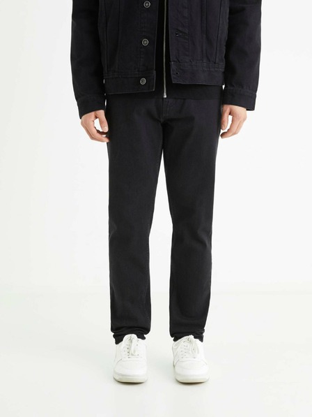 Celio Blugi slim fit negri pentru bărbați Celio C25