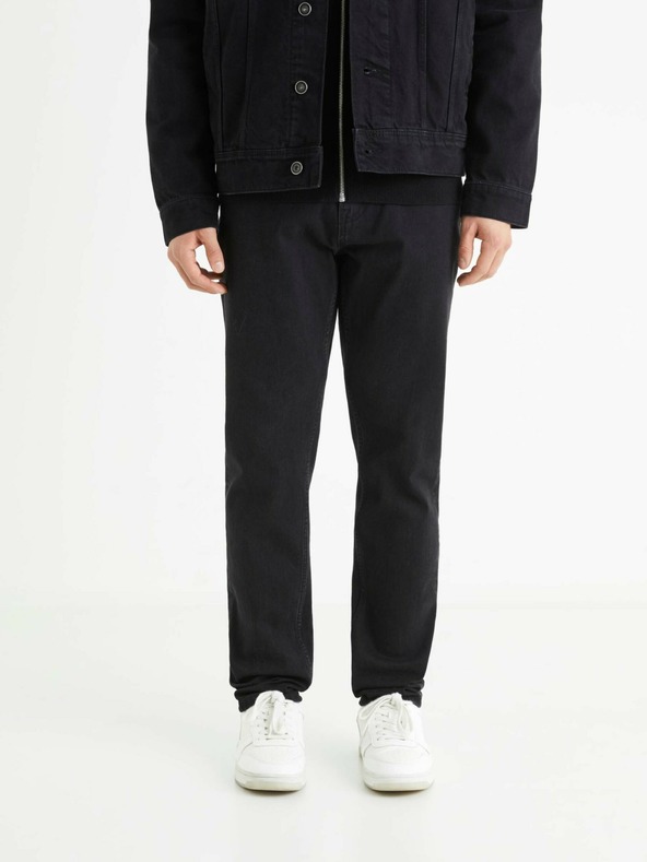 Celio Blugi slim fit negri pentru bărbați Celio C25