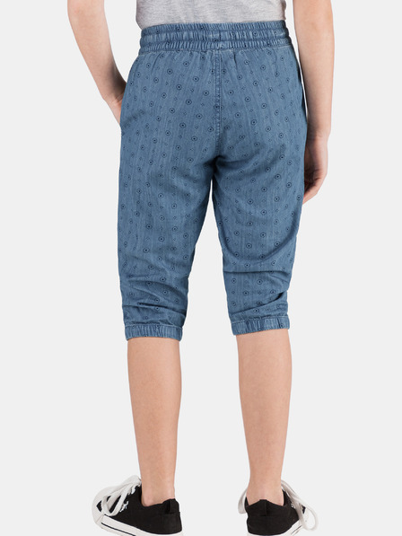 Sam 73 Pantaloni 3/4 pentru fete cu imprimeu albastru SAM 73