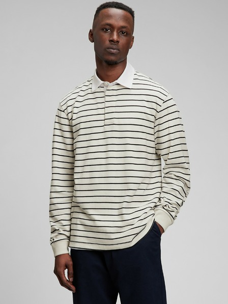 GAP Tricou polo în dungi rugby GAP