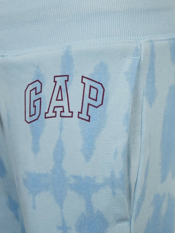 GAP Pantaloni de trening logo tie dye pentru copii GAP