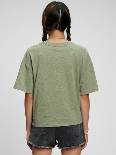 GAP Tricou adolescenți din bumbac organic GAP