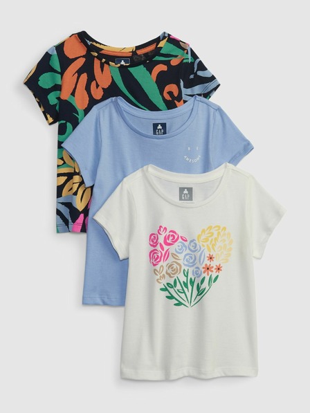 GAP Baby tricouri Mix & Match, 3 bucăți GAP