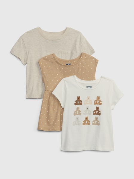 GAP Baby tricouri Mix & Match, 3 bucăți GAP