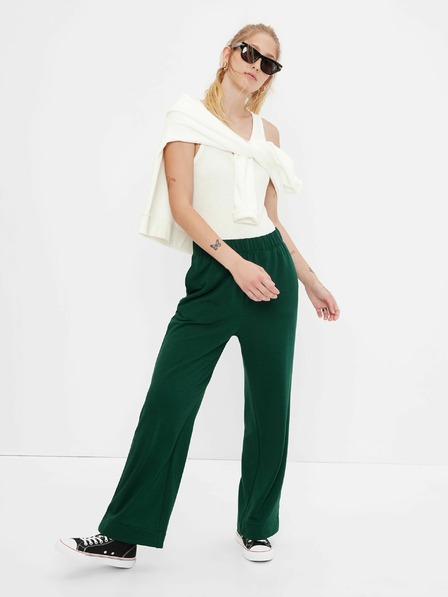 GAP Pantaloni de trening largi straight high rise GAP