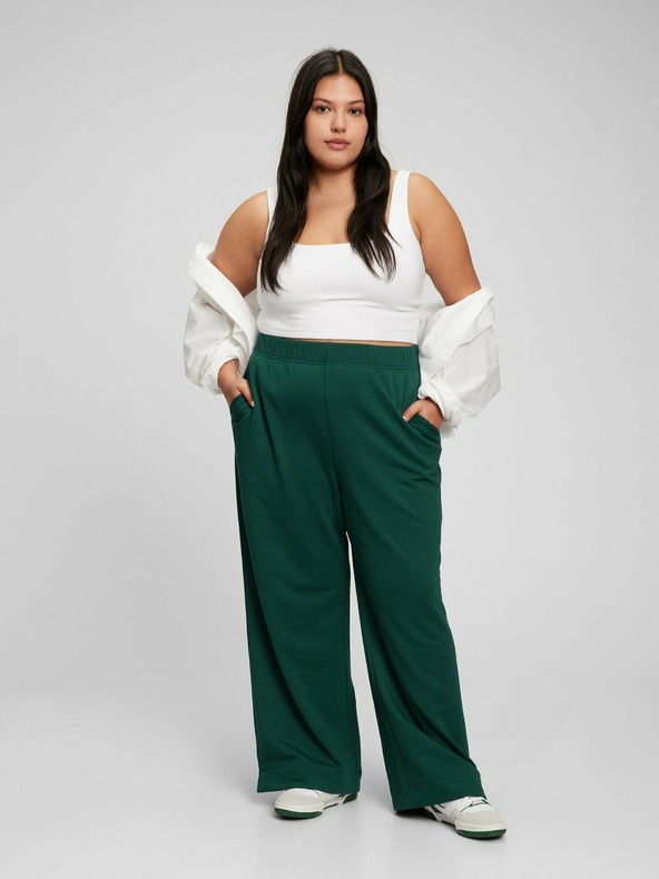 GAP Pantaloni de trening largi straight high rise GAP