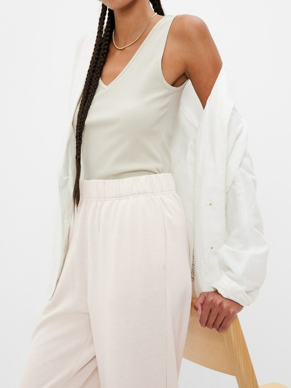 GAP Pantaloni de trening largi straight high rise GAP