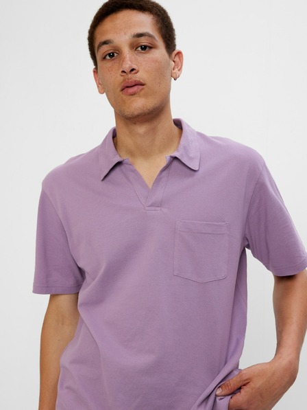 GAP Tricou polo cu guler deschis GAP