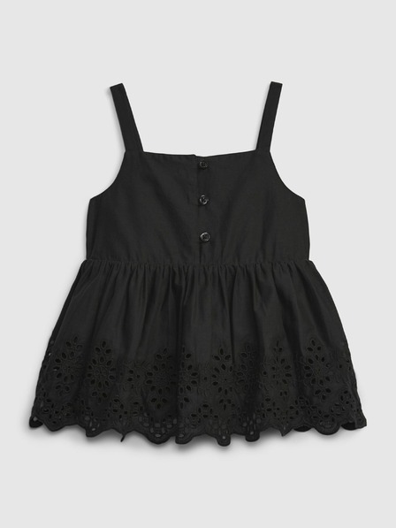 GAP Top pentru copii, tip maiou, cu broderie englezească GAP