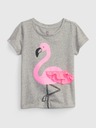 GAP Baby tricou cu model flamingo GAP
